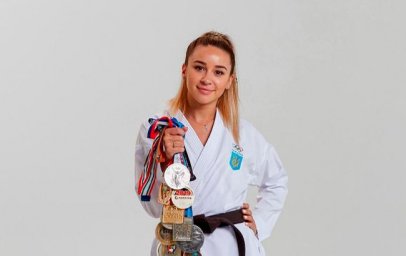 Украинка завоевала "золото" в чемпионате Европы по каратэ