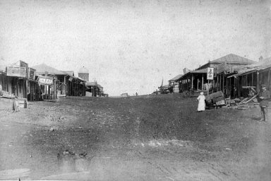 Новый свет. Базар. Главная улица. Фото 1887 года