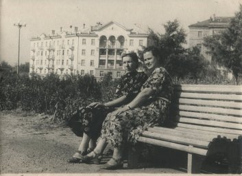 Кривой Рог. площадь Сталина-(Мира-Освобождения), вторая половина 1950-х.