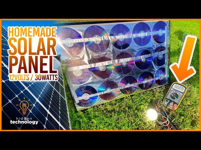 Самодельные фотоэлектрические солнечные панели Бесплатная солнечная энергия