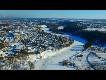 Города Украины с высоты птичьего полёта - Житомир юго-восточный. Зима