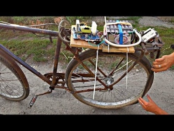 Электро- Велосипед из Стиральной Машинки Доступная самоделка своими руками