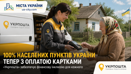 &laquo;Укрпошта&raquo; заявила про 100% покриття України оплатою картками: POS-термінали вже працюють навіть у селах та прифронтових громадах
