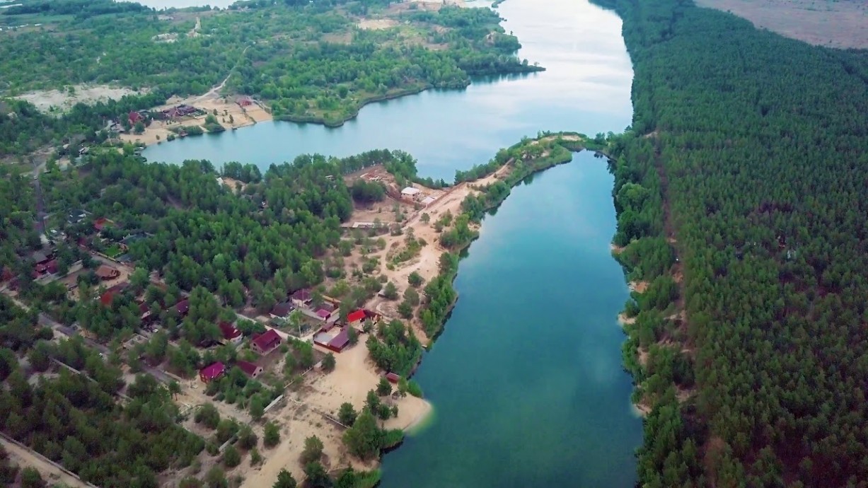 Голубые озера Лиман Донецкая область