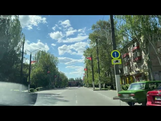 Мелитополь, улица Кирова. 10 мая 2022 год