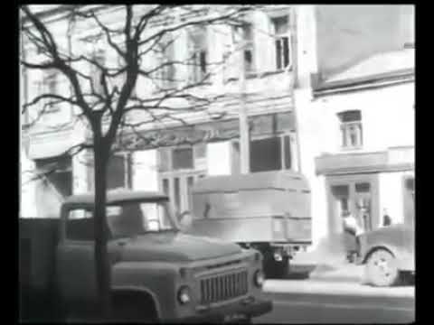 Киев на редких кадрах кинохроники 1960-х годов. Евбаз и окрестности.