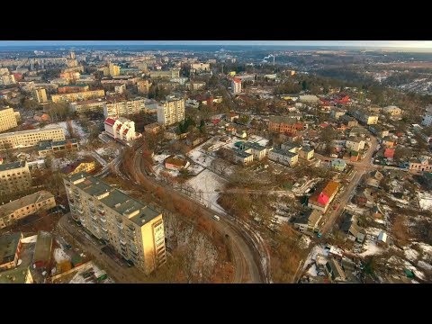 Житомир зимний с высоты птичьего полёта (Zhitomir from the height of the bird's flight)