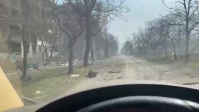 Страшные разрушения в Мариуполе.