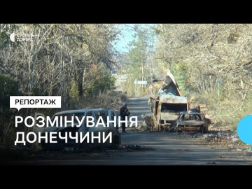 Піротехніки знешкоджують тисячі вибухонебезпечних предметів на Донеччині