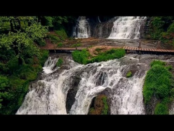 Украина - Червоноградский замок и Джуринский водопад. 4К (Castles of Ukraine-Djurinsky Falls)