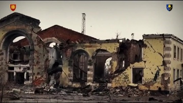 Костянтинівка: військові показали зруйновані вулиці міста