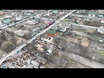 Дмитровка (Житомирская трасса) разрушения 05.04.2022 часть 3 Аэрооблет