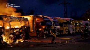 Харківщина: внаслідок масованої ворожої атаки сталися пожежі, загинула людина, є постраждалі